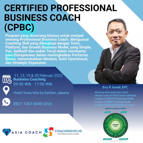 CPBC (CERTIFIED PROFESSIONAL BUSINESS COACH)